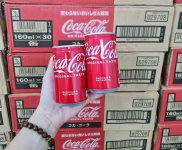 Coca Original Taste Nhật Mini thùng 30 lon 160ml