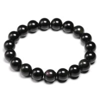 Natural Colorful Obsidian celet Jewelry Stone Beads Round celet Energy Bangle For Men &amp; Women Valentines Gift New Design