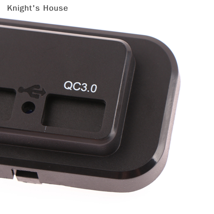 knights-house-พอร์ต-usb-คู่-pd-type-c-อะแดปเตอร์ช่องเสียบที่ชาร์จบัสแผงไฟ-usb-พร้อม-swith-สำหรับมอเตอร์ไซค์ทางทะเล