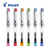 PILOT Fountain ปากกา FPRN-350R PRERA ปากกาโปร่งใส Mf Nib พร้อมอุปกรณ์หมึกโรตารี่โรงเรียนอุปกรณ์เขียนสำนักงาน1 Pcs