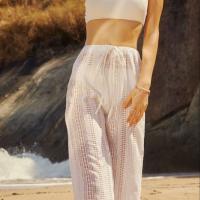 lookbookbeachclub sand pants white lace กางเกงขายาว ลายลูกไม้ สีขาว