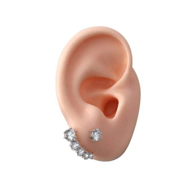 Ferenc Handmade Earphone Earrings Display Hearing Aids Acupuncture Model Artificial Ear Human 3840