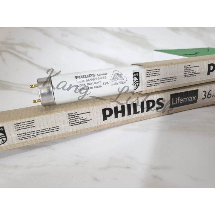 Lampu PHILIPS TL-D 36W/54-765 1SL/25 / TL Philips 36w 1Dus isi 30pcs ...
