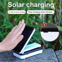 Foldable Solar Table Light 4500K-6000K 26 LED Solar Powered Night Light 2 Gears Solar Desk Light USB Charging for Study Room Night Lights