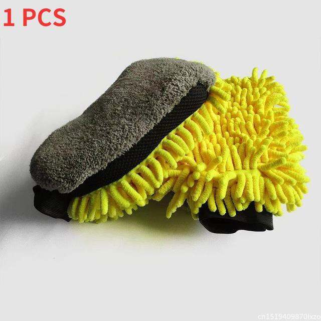 bossnice-waterproof-car-wash-microfiber-chenille-gloves-thick-car-cleaning-mitt-wax-detailing-brush-auto-care-double-faced-glove