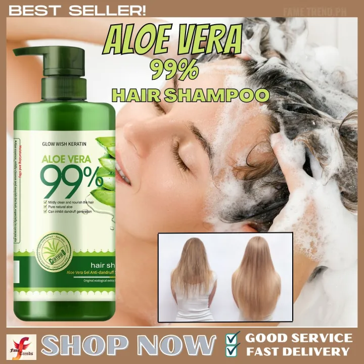 BEST SELLER!! Aloe Vera Hair Shampoo And Conditioner Repair Damaged Hair  Anti-Frizzy Anti-Dandruff