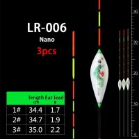 2021New 3ชิ้น/ล็อตแบบลอยสำหรับตกปลาคาร์ปอุปกรณ์ตกปลานาโนบอลคอมโพสิตทุกอย่างมองเห็นได้ชัดเจนสำหรับการตกปลา Craalusso ลอยอุปกรณ์ตกปลา