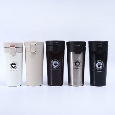 ◎⊕✙  European and hot selling 304 stainless steel coffee cup fashion portable insulation car vacuum bouncing spot wholesale