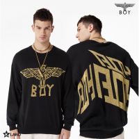 BOY LONDON บอย ลอนดอน เสื้อแขนยาว คอกลม ของแท้ 100% (BOY21MT0004N)