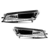 Front Bumper Fog Light Assembly CC 2012-2017 Car Fog Lamp Styling with Halogen Bulb