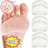 № 4pcs Silicone Metatarsal Pads Toe Separator Pain Relief Foot Pads Orthotics Foot Massage Insoles Forefoot Socks Foot Care Tool