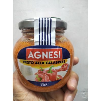 🔷New Arrival🔷 Agnesi Pesto All Calabrese Sauce ซอส 185กรัม 🔷🔷