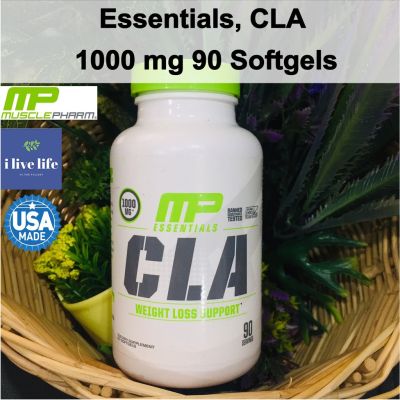 ซีแอลเอ CLA จากน้ำมันมะกอกบริสุทธิ์ &amp; น้ำมันอโวคาโด 1,000mg 90 Softgels - MusclePharm Conjugated Linoleic Acid