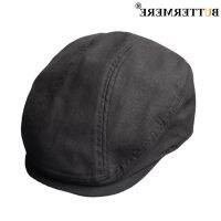 COD DSGTREYTTRYUII Big Large Cotton Linen Flat Cap Summer breathable Men Driver Hat Solid Black Newsboy Caps 58-60cm