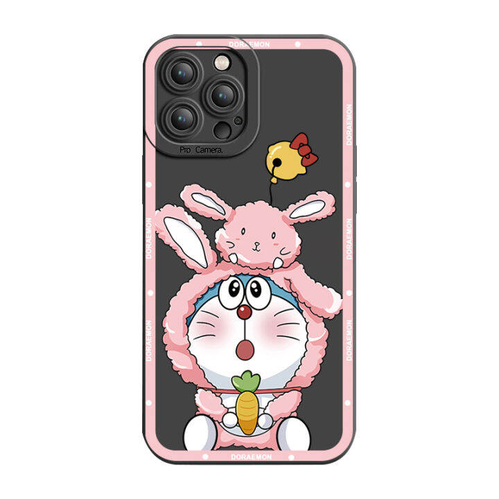 เคสสำหรับ-xiaomi-โทรศัพท์-m3-poco-m4-m5-x3-x4-x5โปร5g-c40-c55ชุดนอนการ์ตูนโดราเอมอนฝาครอบขอบสี่เหลี่ยมฝาครอบป้องกันเลนส์เต็ม