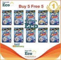 Eco ผงล้างทำความสะอาด ถังเครื่องซักผ้า แบบซอง ขนาด 90 กรัม ซื้อ5แถม 5 (10PCS)