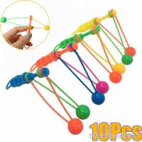 【LZ】┋™  1/10Pcs Plastic Touch Balls Tot Kids Hand Shaking Double Balls Swing Hammer Toys Boys Stress Reliever Toys Leisure Party Favor