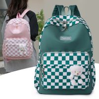 Bear Cartoon Backpack for Boys Girls Schoolbag Elementary School Students 3-6 Grades Travel Cute Student Backpack Middle School Students 2023 New Backpack