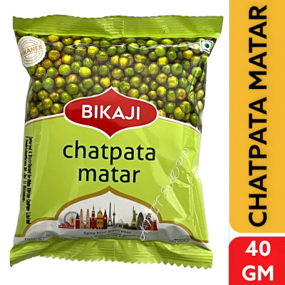 Chatpata Matar (Bikaji )ขนมขบเคี้ยวบูเยีย 40g.