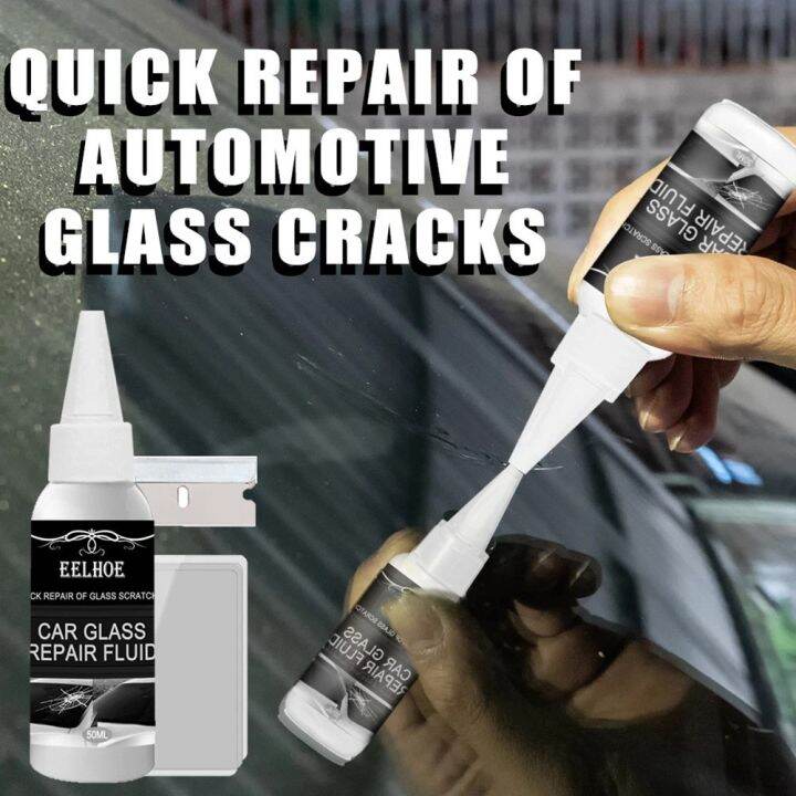Windshield Repair Kit Quick Fix DIY Car Wind Glass Bullseye Rock Chip