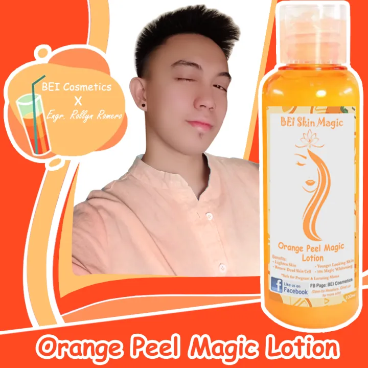 BEI Orange Peel Magic Lotion Peeling Lotion for Hand & Body with