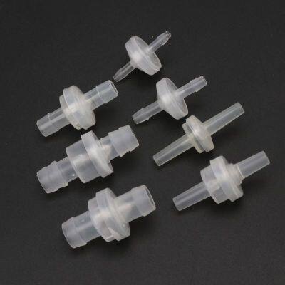 Plastic One-Way Non-Return Water Inline Fluids Check Valves for Fuel Gas Liquid Gas Air Liquid Water Fluids Valve