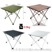 hyfvbu✴  Aluminum Alloy Folding Camping Table Outdoor Dinner Desk Campingfire  BBQ