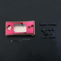 YuXi เคสแบบเปลือกหอยโลหะสำหรับ GameBoy ฝาอุปกรณ์สำรองสำหรับคอนโซลขนาดเล็กสำหรับ GBM กับ L R A B D-Pad เคสปุ่มทั้งชุด