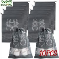 【hot】 WBBOOMING 10/5pcs Shoes Storage Closet Organizer Non-woven Clothing Hanging