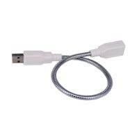 USB extension cord metal hose 360° bending male to female USB fan night light stereotyped bracket charging cable