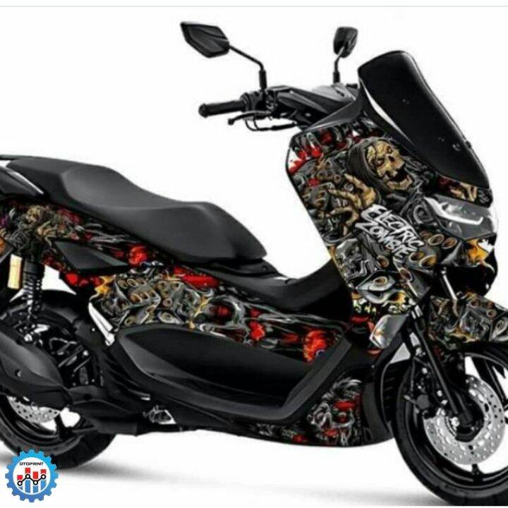 STIKER MOTOR MODIFIKASI decal nmax variasi gambar kode 05 | Lazada