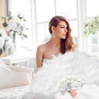 【cw】 Wedding Feather Ladies Turkey Hand Wholesale Fans for Favors !