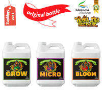 Advanced Nutrients Grow Micro Bloom ขนาด 4 ลิตร ขวดโรงานของแท้ 100% Advanced Nutrients  เซ็ตหลักพื้นฐาน 3 แกลลอน  ปุ๋ยนอก USA