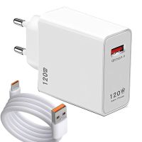 [CNIU digital accessories] 120W เครื่องชาร์จ USB ระบบชาร์จเร็วสุดๆสำหรับ Huawei Mate 40 50สายชาร์จ Type C Iphone 14 Xiaomi 13 T 12T 11T R17 OPPO