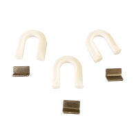 3 Pieces U-Block Base Gasket for Sokkia Nikon Total Station Laser Level Theodolite Parts Accessories U-shaped Foot Pad