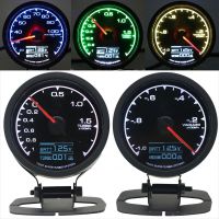 2.5 Inch Car Digital Turbo Boost Water Temp Oil Temp Oil Press Vacuum Meter Fuel Pressure Tachometer Turbo Voltage Gauge Racing