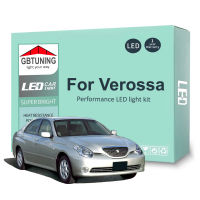 14ชิ้น C An BUS LED ภายในหลอดไฟชุดสำหรับโตโยต้า Verossa 2001 2002 2003 2004ยานพาหนะโดมอ่านลำต้นโคมไฟในร่มไม่มีข้อผิดพลาด