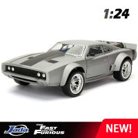 Jada 1:24 Dodge เครืองชาร์จน้ำแข็งรถโลหะผสม Diecasts และของเล่นยานพาหนะโมเดลรถยนต์รถของเล่นแบบจำลองขนาดเล็กสำหรับ J198คอลเล็กชันเด็ก