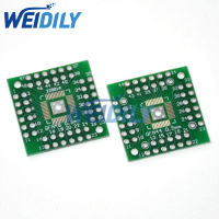 HTQFP 10ชิ้น QFN48กับ DIP48 QFP48 QFN44 QFP44 PQFP LQFP To DIP PCB SMD อะแดปเตอร์จานบอร์ด PCB Breadboard