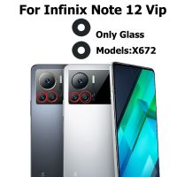 ของแท้ใหม่สำหรับ Infinix Note 12 Vip ด้านหลังกระจกกล้องถ่ายรูปด้านหลังพร้อมกาวสติ๊กเกอร์มีกาวติดสำหรับเปลี่ยนกระเป๋าใส่กล้อง