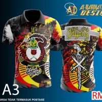 （all in stock）  2023 NEW -(Ready Stock) A3 Gayong Pedang Bersilang/ Polo T Short Sleeve/ Reverse Eyelet /(FREE NAME LOGO CUSTOM)