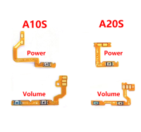 สำหรับ Samsung Galaxy A10s A107 Galaxy A20s A207 A01 A015F เปิดปิดลงคีย์ Flex Cable อะไหล่ทดแทน