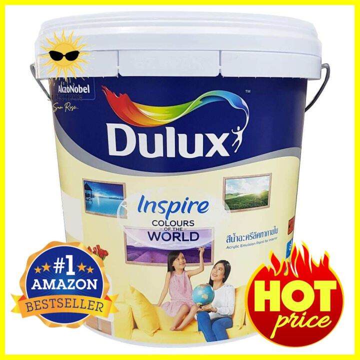 สีน้ำทาภายใน DULUX INSPIRE BASE A ด้าน 9 ลิตรWATERBASED INTERIOR PAINT