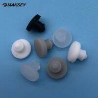 MAKSEY 10PCS 2 3 4 5 6 7 8mm Silicone Rubber Seal Stopper T Plug Rubber End Caps Masking Steel Sheet Moto Car surface finish Decorative Door Stops