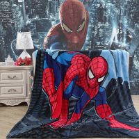 2023 in stock Spiderman Flannel Blanket Kids Blanket/baby Blanket/children Blanket/kids Comforter/selimut Budak/cartoon Blanket，Contact the seller to customize the pattern for free