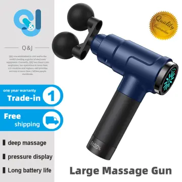 ADA Fascial Leg Deep Vibration Muscle Body Relaxation Electric Fitness  Equipment Massage Hammer Shock Pain Relief Massager Massager - ADA 