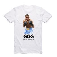 [COD]ใหม่ เสื้อยืดลําลอง แขนสั้น พิมพ์ลาย Gennady Golovkin GGG สีขาว เหมาะกับการเล่นฟิตเนส แฟชั่นฤดูร้อน สําหรับผู้ชายS-  R8B0