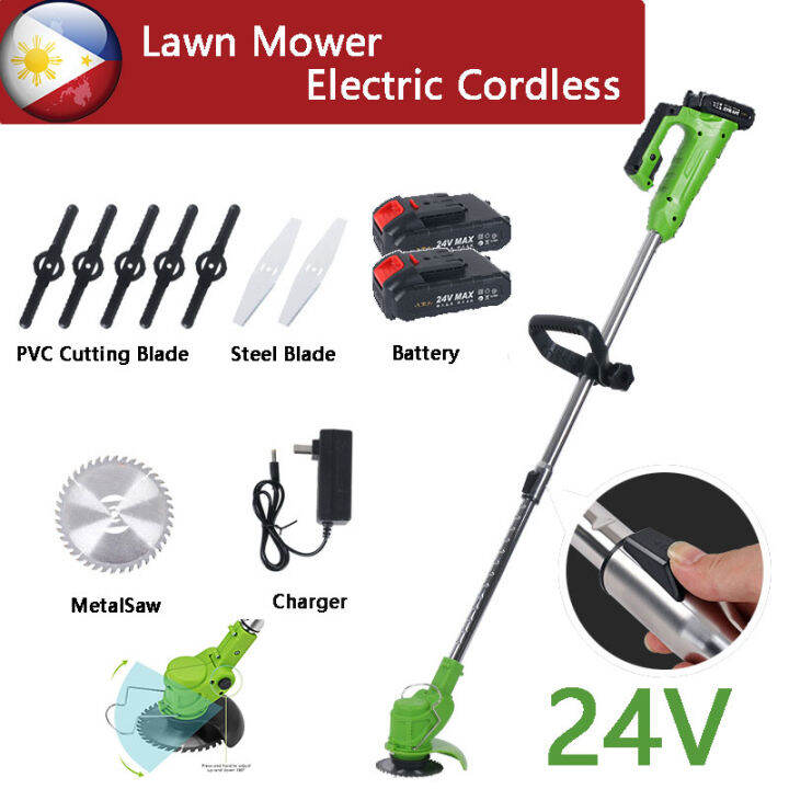 Lawn mower grass cutter chargeable Electric grass cutter garden tools