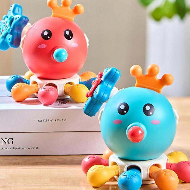 pull-string-toy-sensory-octopus-pull-string-toy-colorful-learning-educational-toys-fine-motor-skills-sensory-montessori-toys-for-0-3-babies-girls-kids-ingenious