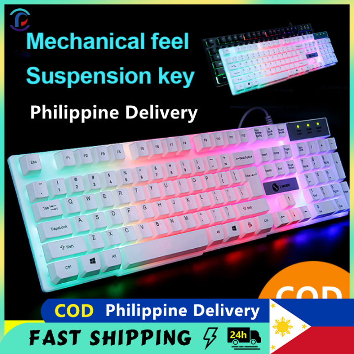 Padna【Philippine Delivery】Colorful RGB Mini Mechanical Gaming Keyboard